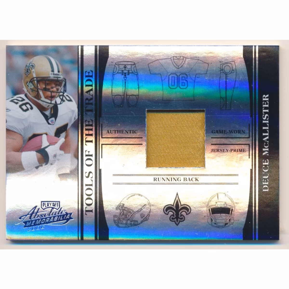 2006 Absolute Memorabilia Tools of the Trade Material Black Spectrum #TOT47 Deuce McAllister