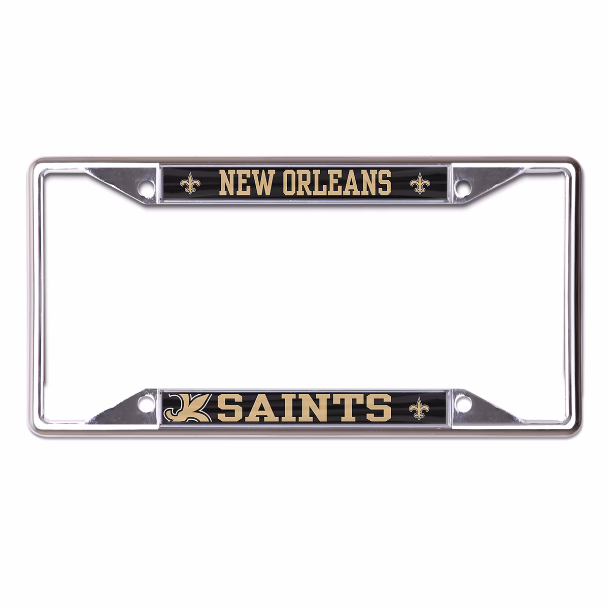 WinCraft New Orleans Saints Metal License Plate Frame 1 WinCraft New Orleans Saints Metal License Plate Frame