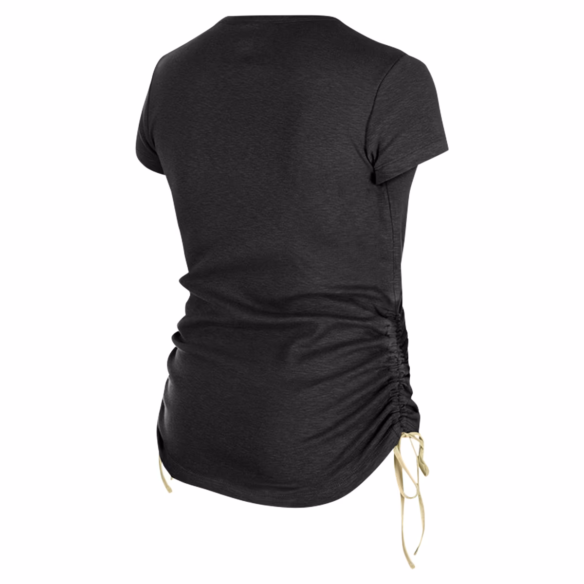 Women's New Era Black New Orleans Saints Ruched Side T-Shirt 4 Women's New Era Black New Orleans Saints Ruched Side T-Shirt