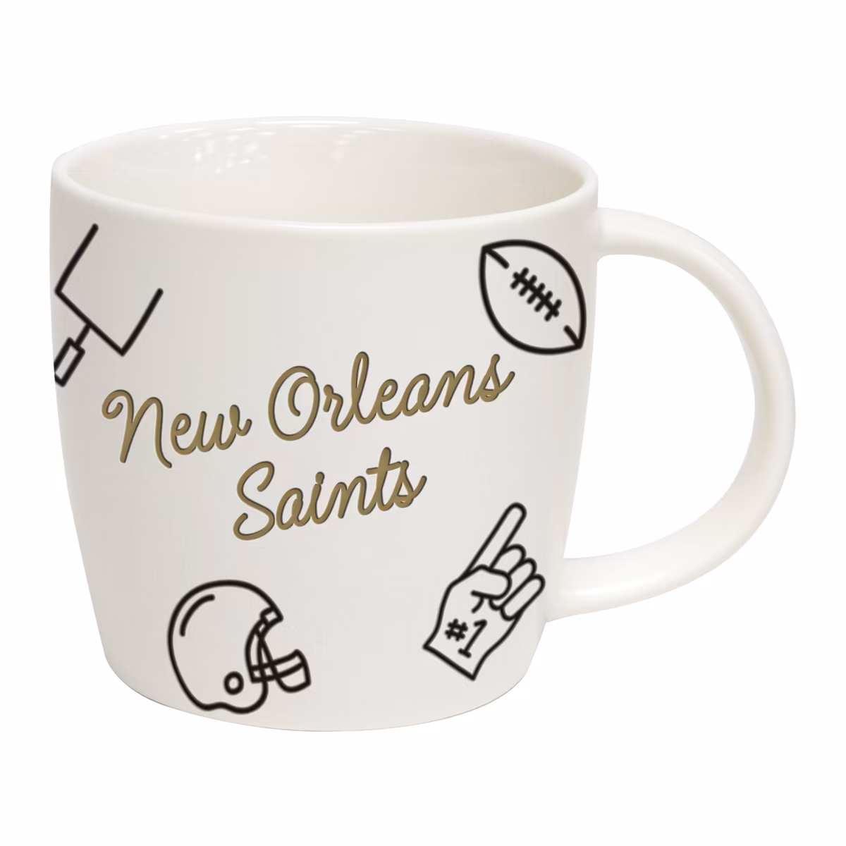 New Orleans Saints 18oz. Playmaker Mug 1 New Orleans Saints 18oz. Playmaker Mug