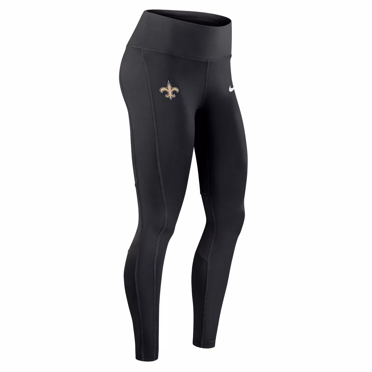 Women's Nike Black New Orleans Saints Primetime Epic Fast Dri-FIT Leggings 3 Women's Nike Black New Orleans Saints Primetime Epic Fast Dri-FIT Leggings