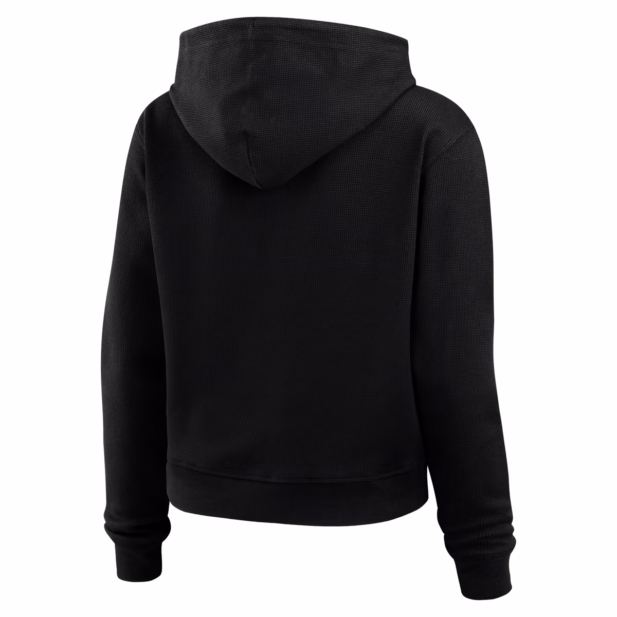 Women's WEAR by Erin Andrews Black New Orleans Saints Waffle-Knit Pullover Hoodie 4 Women's WEAR by Erin Andrews Black New Orleans Saints Waffle-Knit Pullover Hoodie