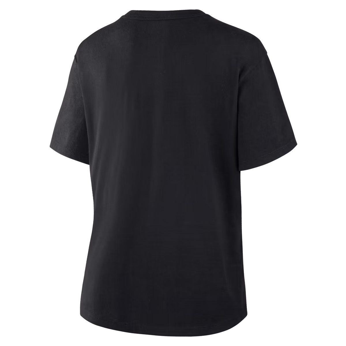 Women's Black New Orleans Saints Metallic Mascot T-Shirt 5 Women's Black New Orleans Saints Metallic Mascot T-Shirt