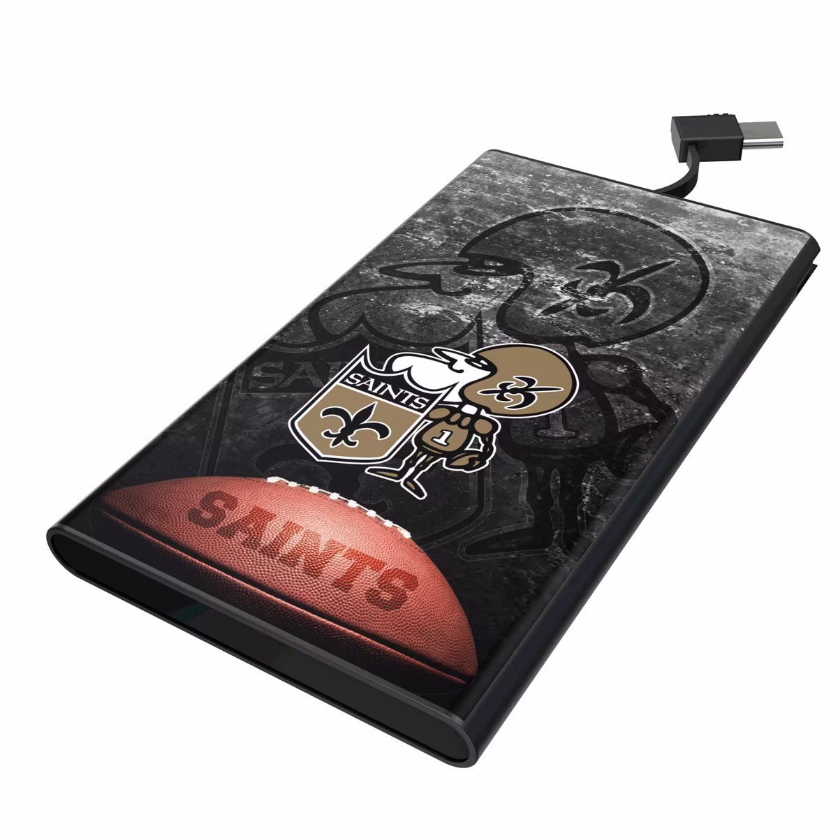 Keyscaper New Orleans Saints 5000mAh Flat Powerbank