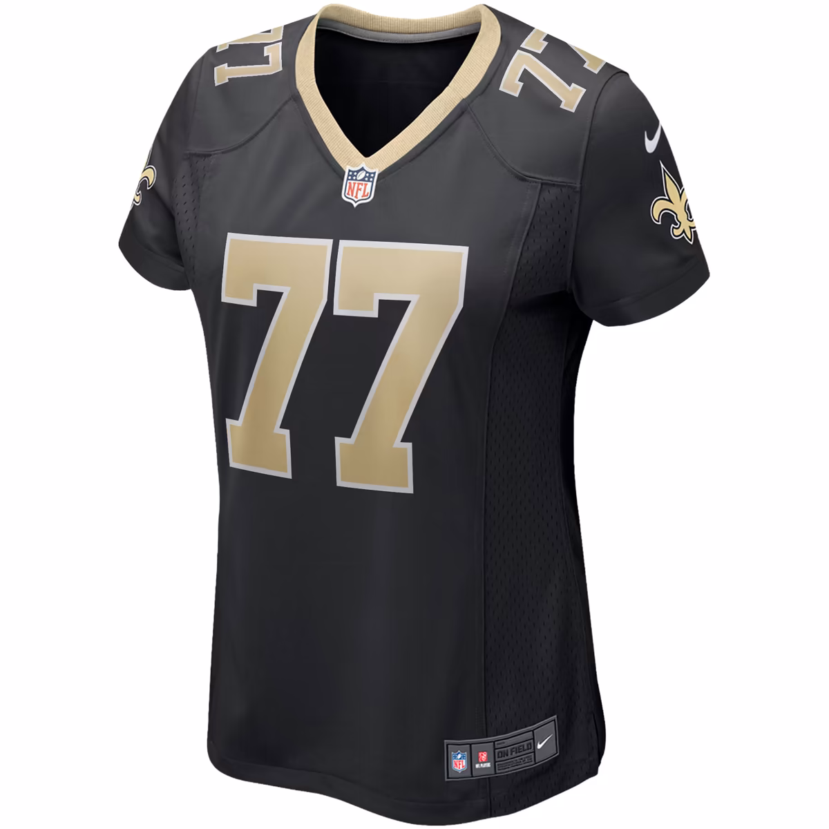 Women's Nike Willie Roaf Black New Orleans Saints Game Retired Player Jersey 3 Women's Nike Willie Roaf Black New Orleans Saints Game Retired Player Jersey
