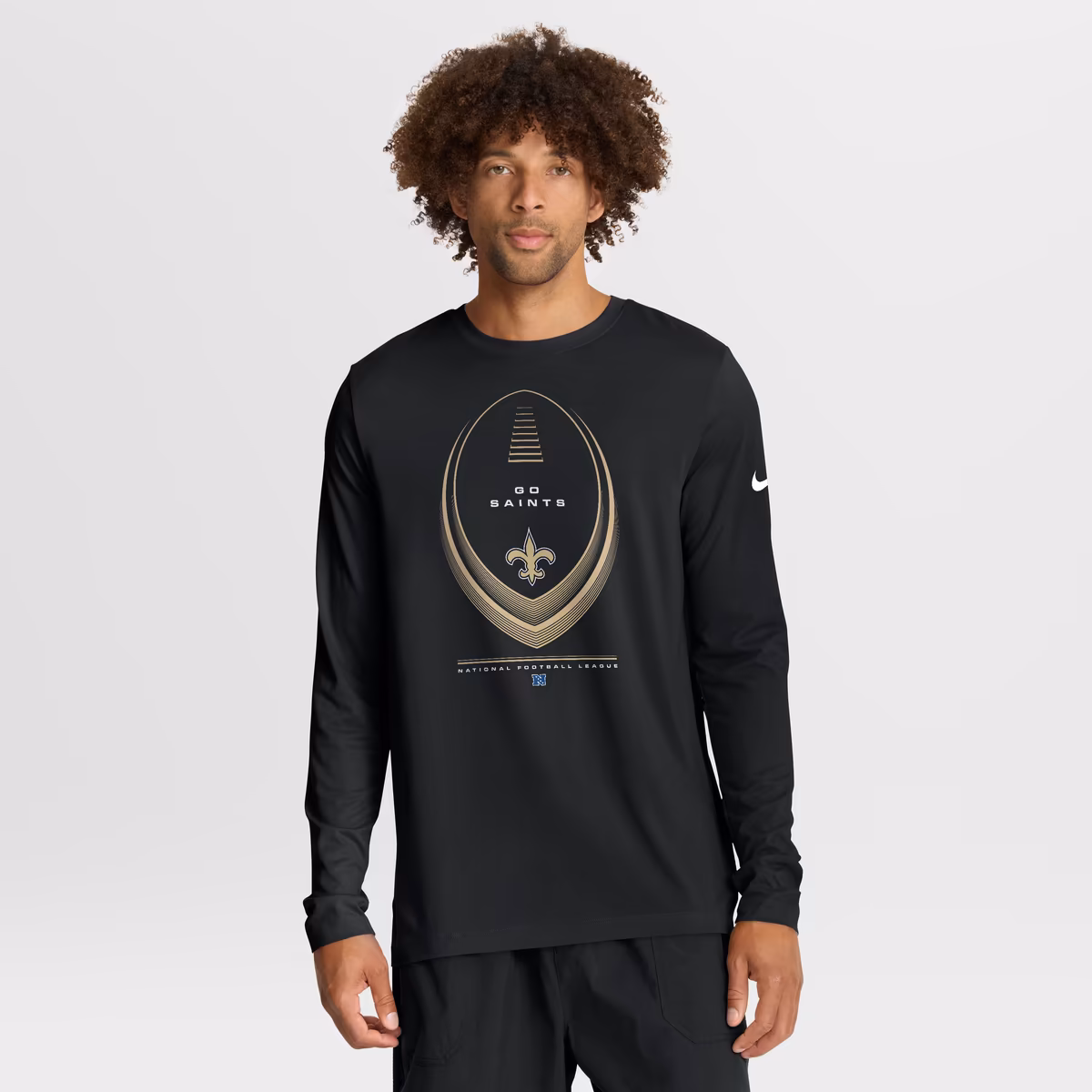 Men's Nike Black New Orleans Saints Legend Icon Dri-FIT Long Sleeve T-Shirt