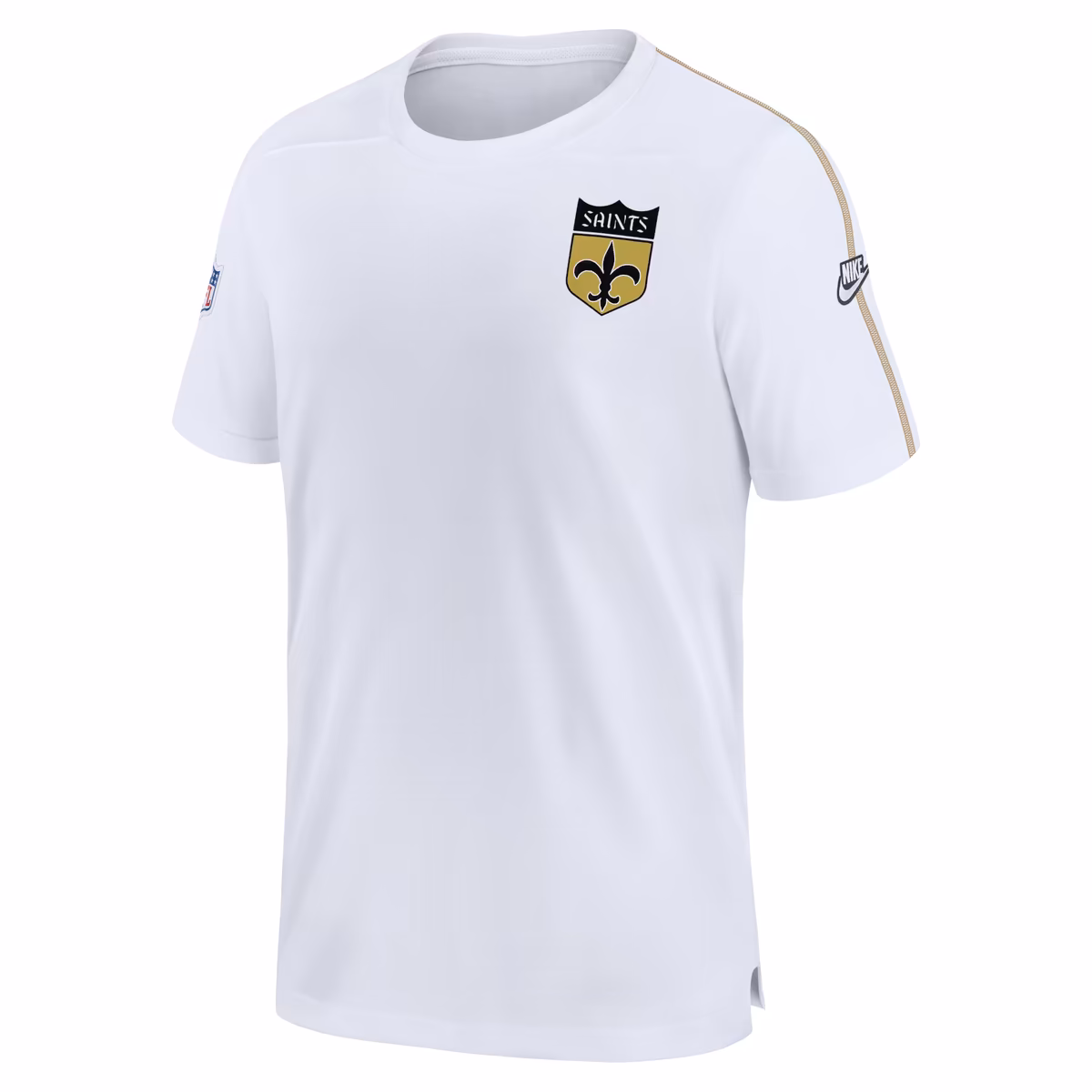 Men's Nike White New Orleans Saints Sideline Alternate Logo Coach Performance Top 3 Men's Nike White New Orleans Saints Sideline Alternate Logo Coach Performance Top