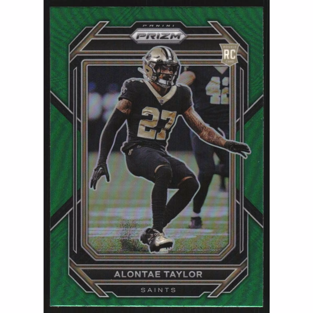 2022 Panini Prizm Prizms Green #392 Alontae Taylor