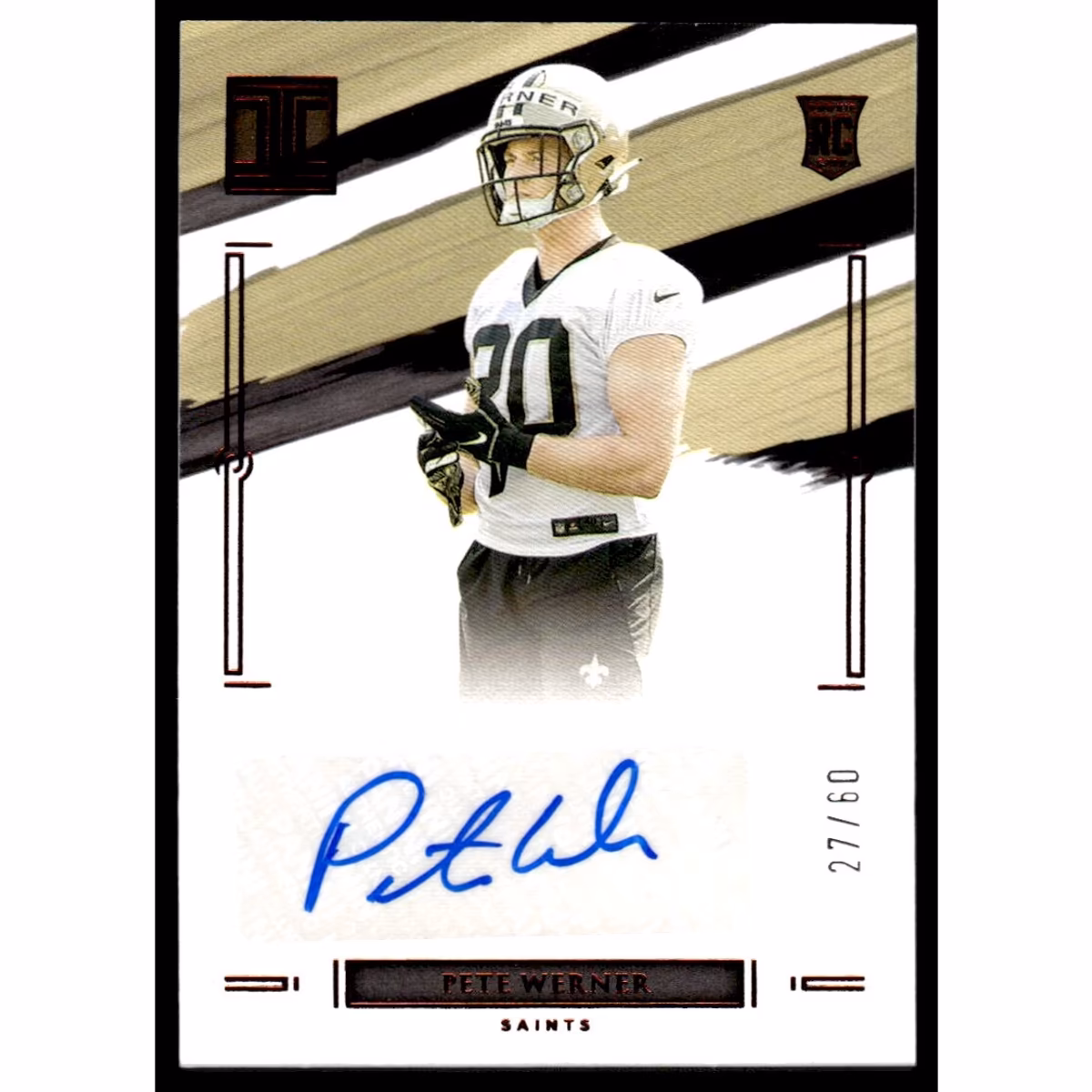 2021 Panini Impeccable Ruby #168 Pete Werner AU 19 2021 Panini Impeccable Ruby #168 Pete Werner AU