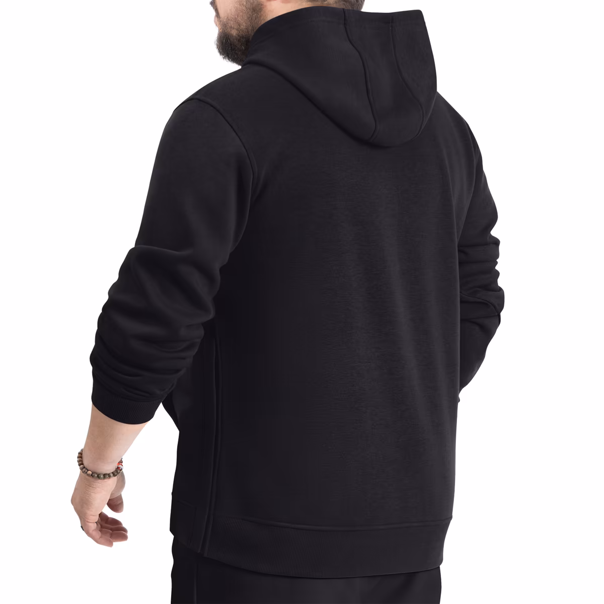 Men's G-III Sports by Carl Banks Black New Orleans Saints Adaptive Fleece Hoodie 4 Men's G-III Sports by Carl Banks Black New Orleans Saints Adaptive Fleece Hoodie