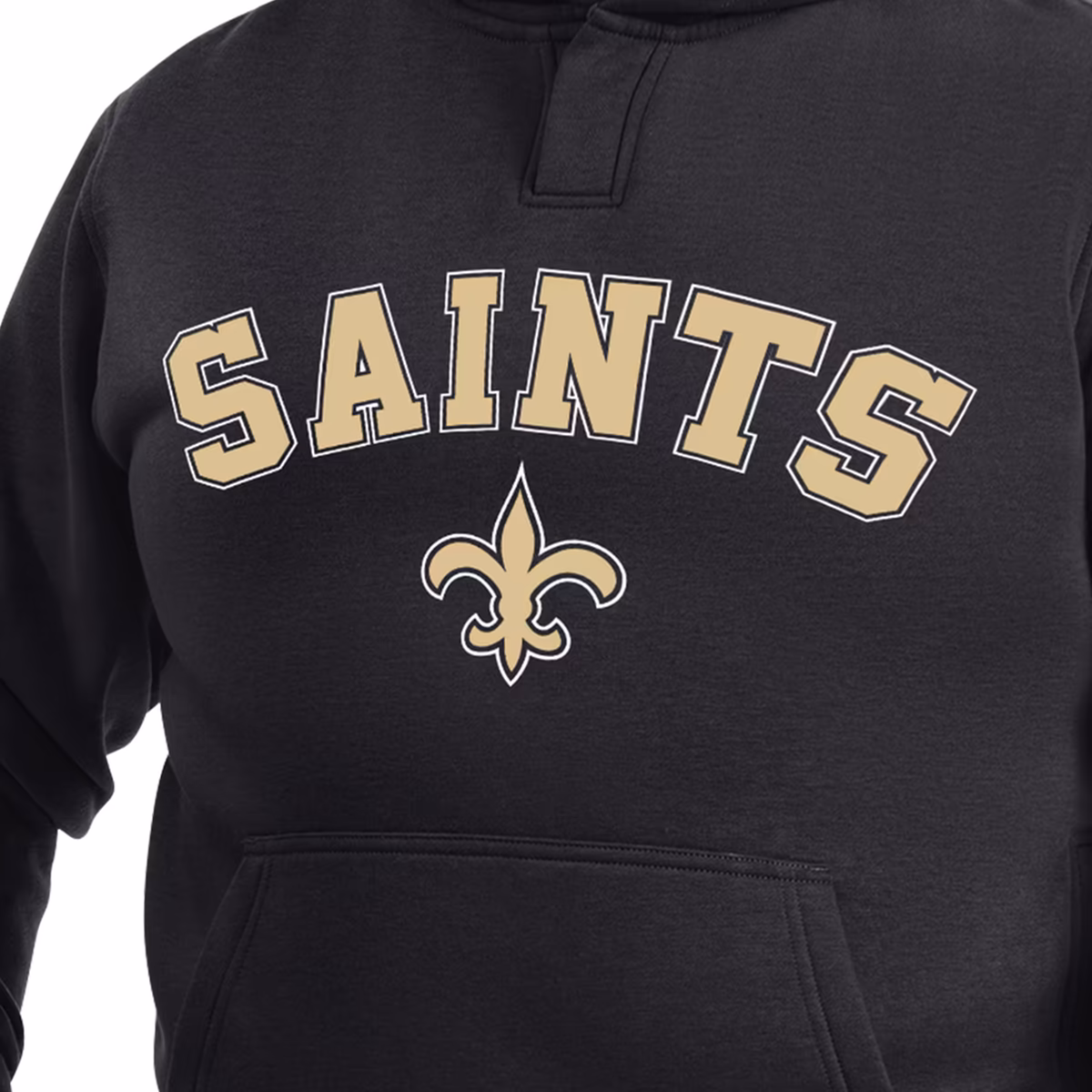 Men's G-III Sports by Carl Banks Black New Orleans Saints Adaptive Fleece Hoodie 5 Men's G-III Sports by Carl Banks Black New Orleans Saints Adaptive Fleece Hoodie