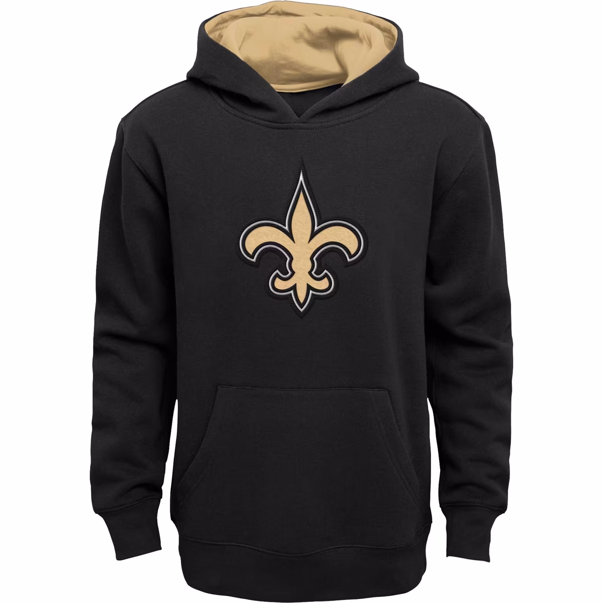 Youth Outerstuff Black New Orleans Saints Prime Pullover Hoodie