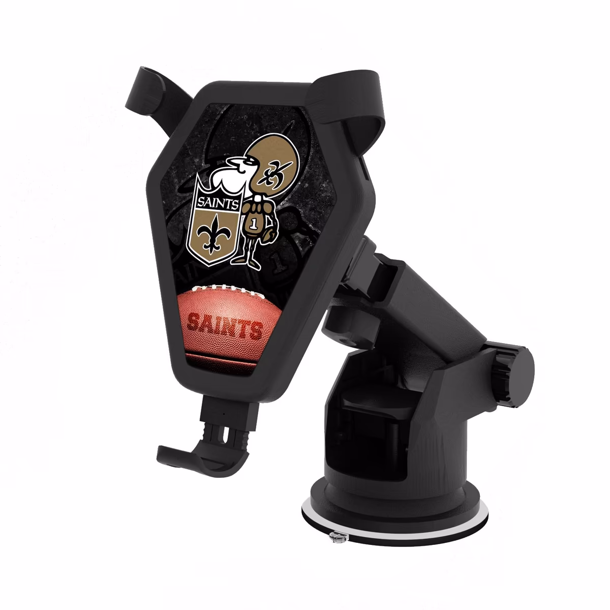 New Orleans Saints 10-Watt Legendary Design Wireless Car Charger 17 New Orleans Saints 10-Watt Legendary Design Wireless Car Charger