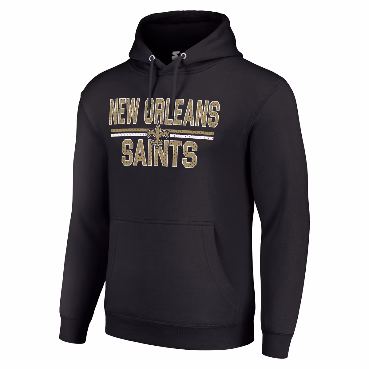 Unisex Starter Black New Orleans Saints Team Mesh Print Graphic Tri-Blend Pullover Hoodie 3 Unisex Starter Black New Orleans Saints Team Mesh Print Graphic Tri-Blend Pullover Hoodie