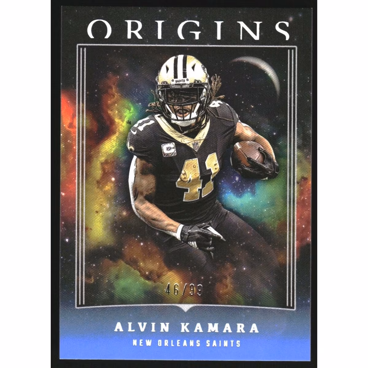 2023 Panini Origins Blue #55 Alvin Kamara 8 2023 Panini Origins Blue #55 Alvin Kamara