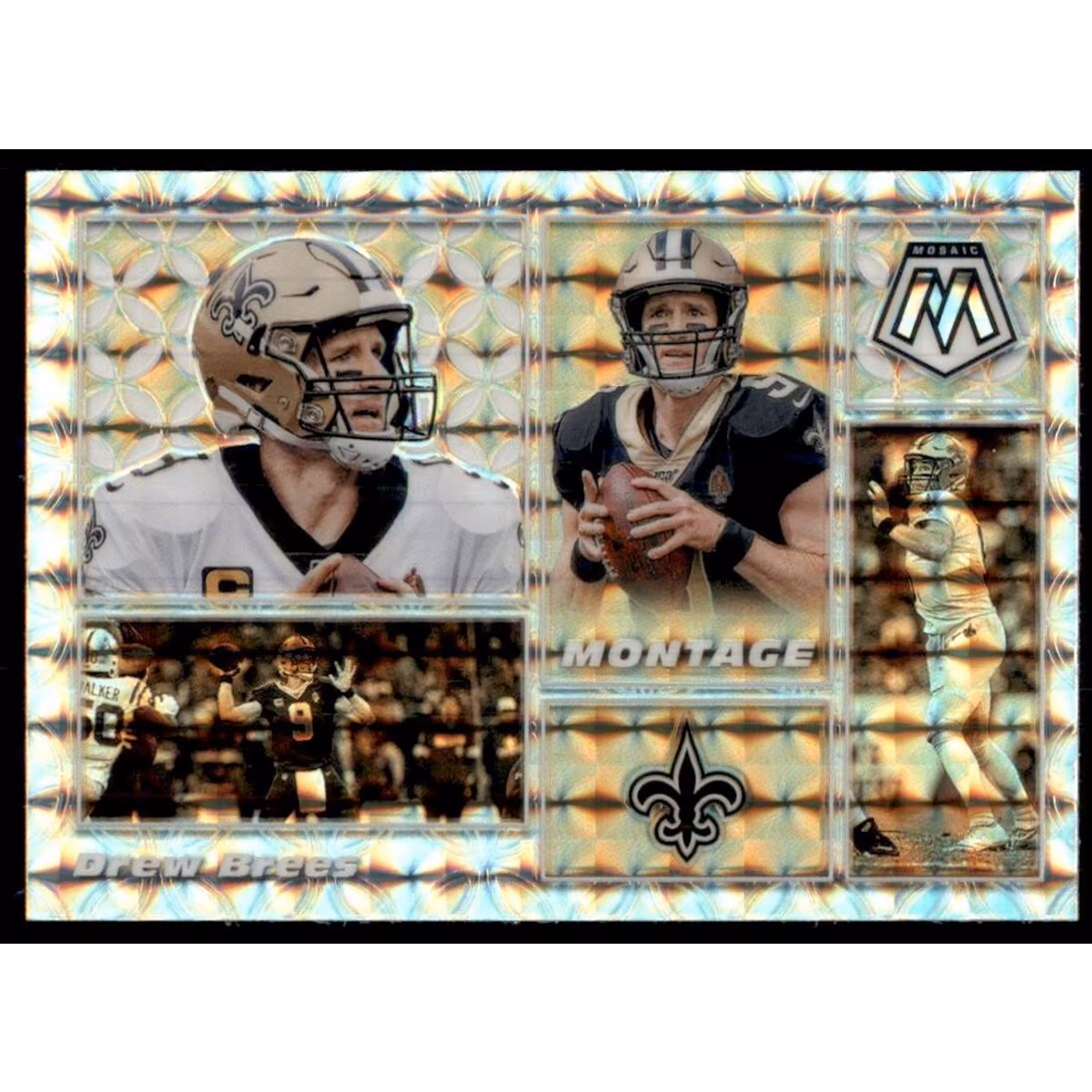 2020 Panini Mosaic Montage Mosaic #M23 Drew Brees