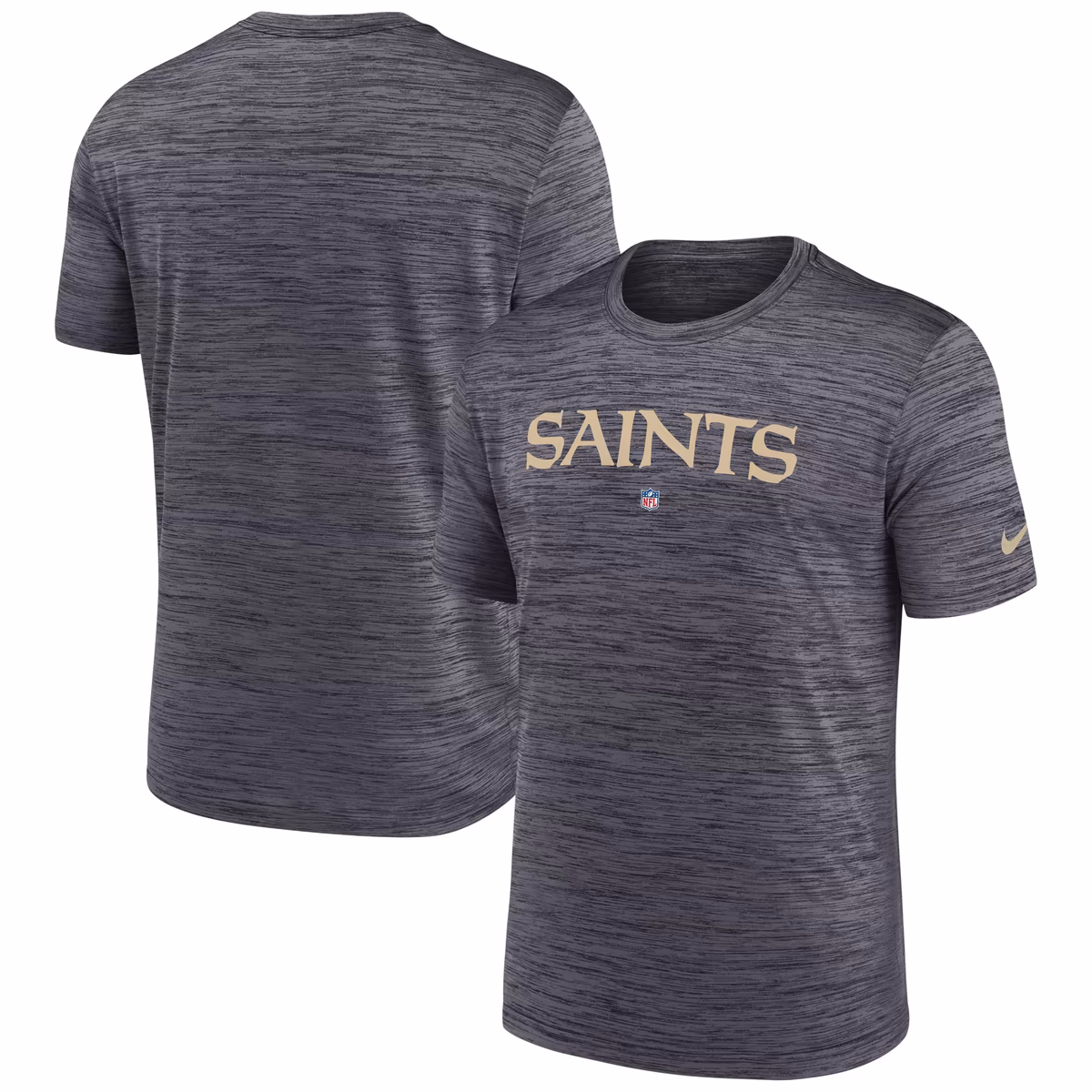 Men's Nike Black New Orleans Saints Velocity Performance T-Shirt 1 Men's Nike Black New Orleans Saints Velocity Performance T-Shirt