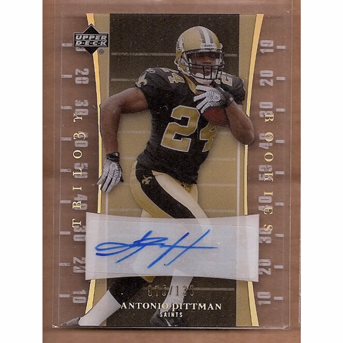 2007 Upper Deck Trilogy Rookie Autographs #124 Antonio Pittman/133