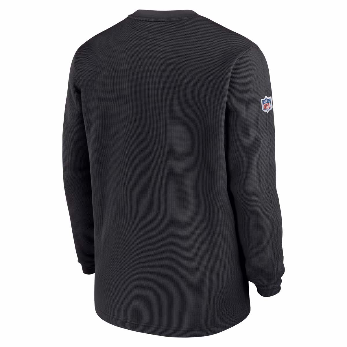 Men's Nike Black New Orleans Saints 2023 Sideline Throwback Heavy Brushed Waffle Long Sleeve Top 4 Men's Nike Black New Orleans Saints 2023 Sideline Throwback Heavy Brushed Waffle Long Sleeve Top