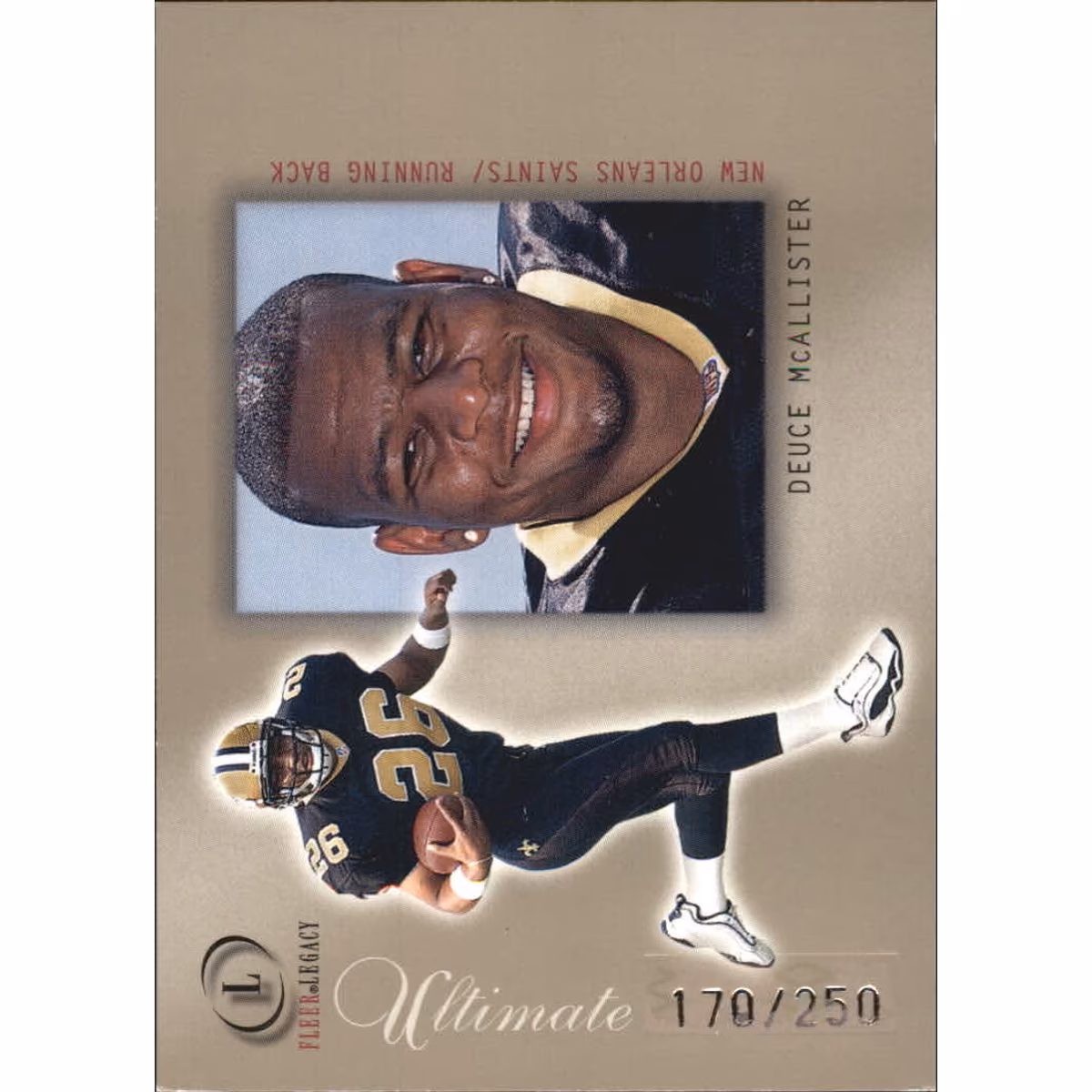 2001 Fleer Legacy Ultimate Legacy #120 Deuce McAllister