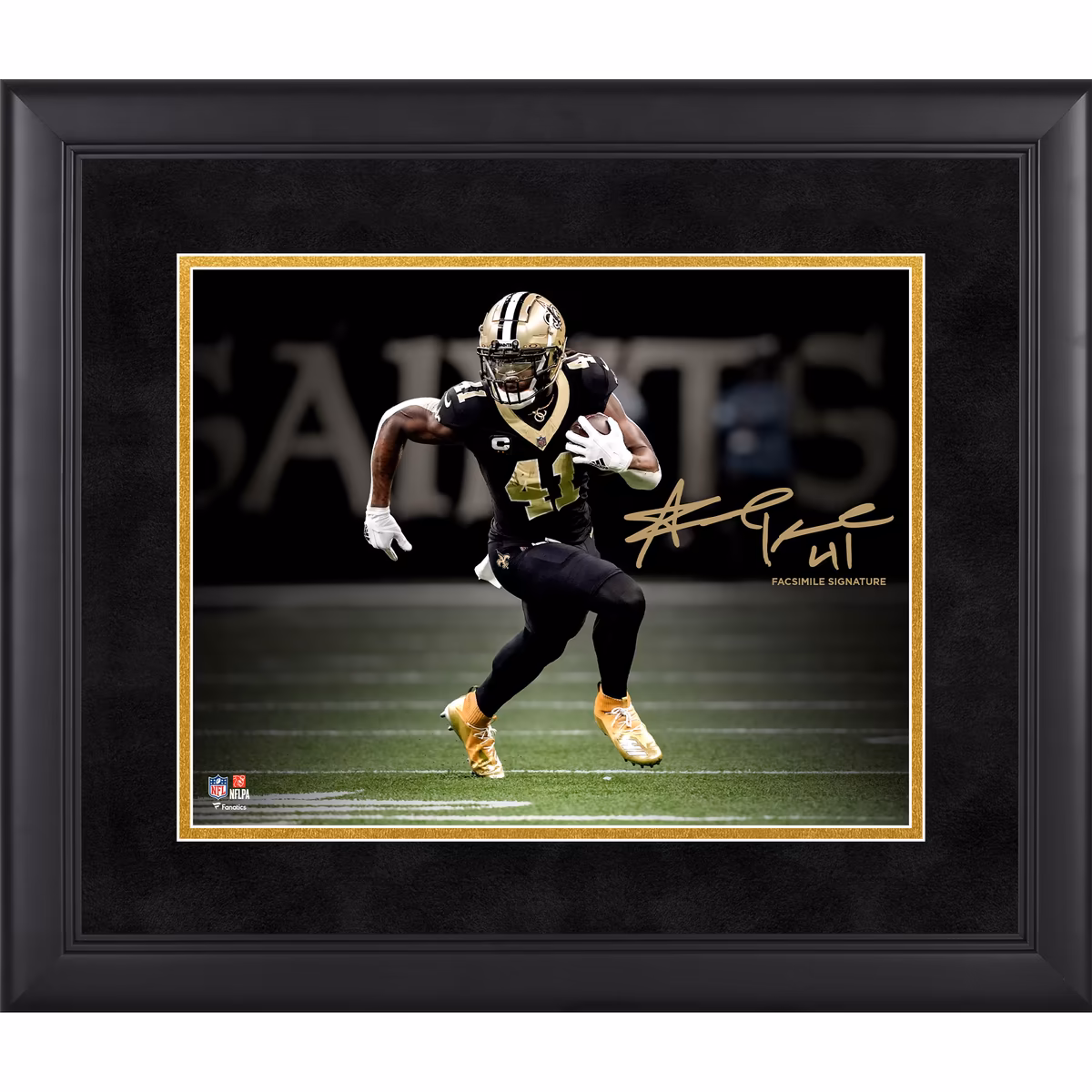 Alvin Kamara New Orleans Saints Facsimile Signature Framed 11" x 14" Spotlight Photograph