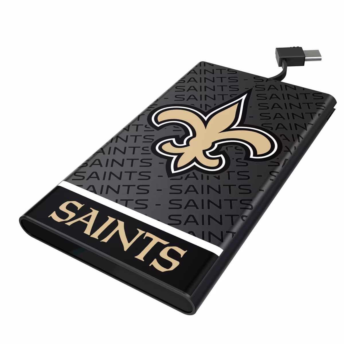 Keyscaper New Orleans Saints 5000mAh Flat Powerbank 2 Keyscaper New Orleans Saints 5000mAh Flat Powerbank