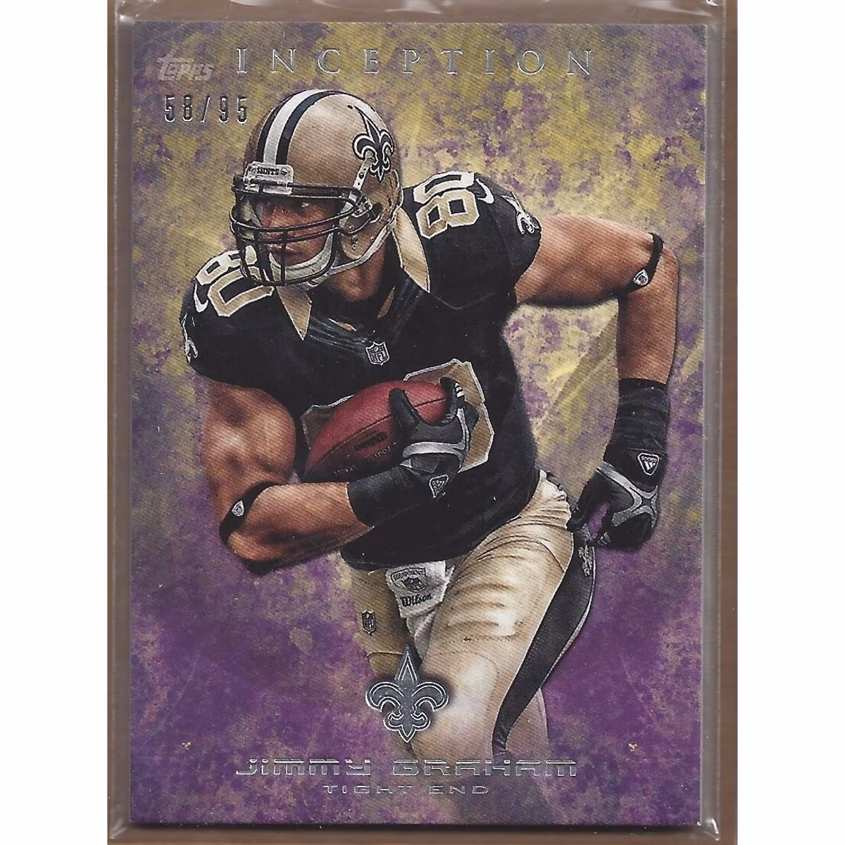 2013 Topps Inception Purple #68 Jimmy Graham 11 2013 Topps Inception Purple #68 Jimmy Graham