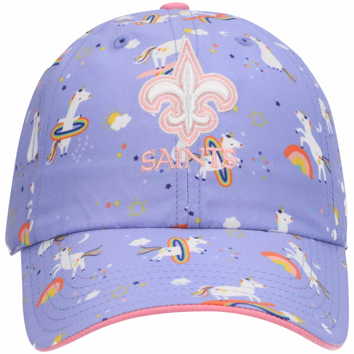 Girls Preschool '47 Purple New Orleans Saints Unicorn Clean Up Adjustable Hat 3 Girls Preschool '47 Purple New Orleans Saints Unicorn Clean Up Adjustable Hat