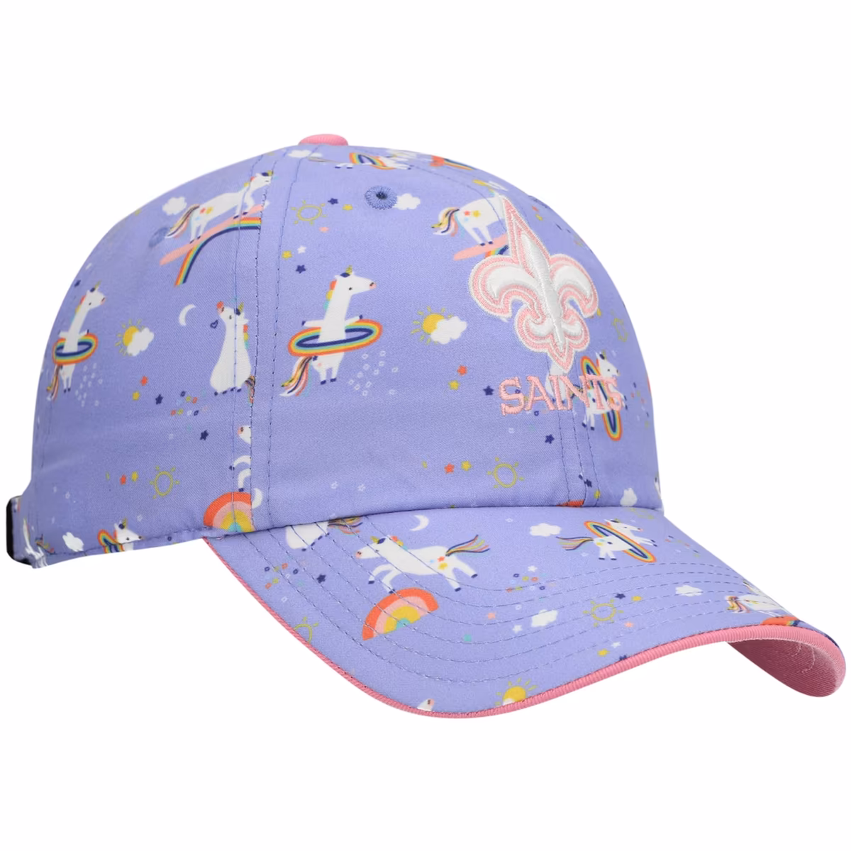 Girls Preschool '47 Purple New Orleans Saints Unicorn Clean Up Adjustable Hat 4 Girls Preschool '47 Purple New Orleans Saints Unicorn Clean Up Adjustable Hat