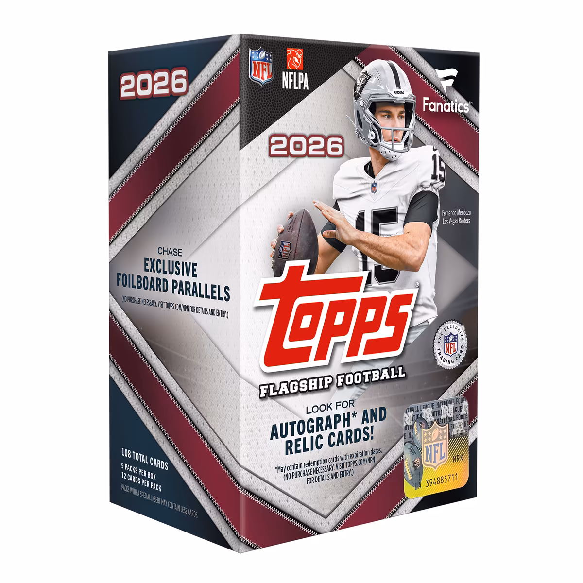2026 Topps Flagship Football Factory Sealed Fanatics Exclusive Value Box 2 2026 Topps Flagship Football Factory Sealed Fanatics Exclusive Value Box