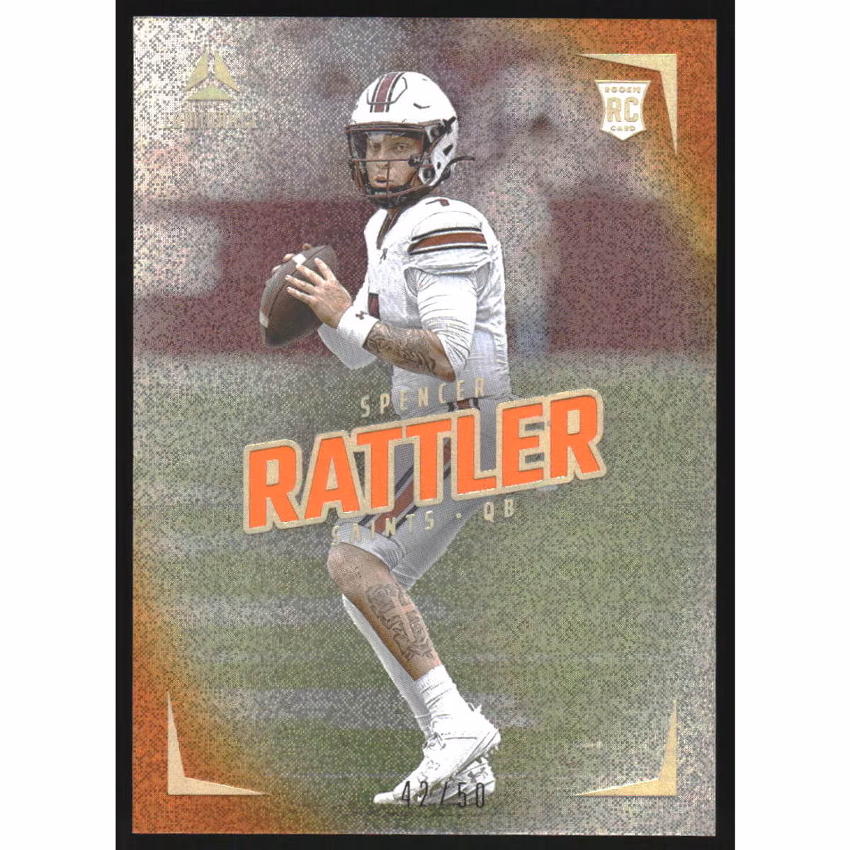 2024 Panini Luminance Orange #141 Spencer Rattler