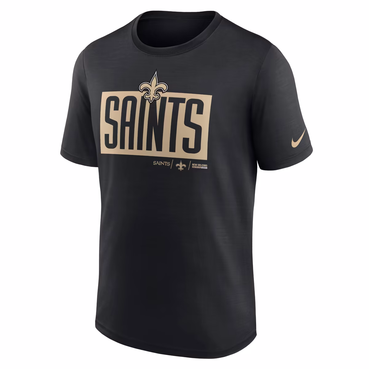 Men's Nike Black New Orleans Saints Exceed Performance T-Shirt 3 Men's Nike Black New Orleans Saints Exceed Performance T-Shirt