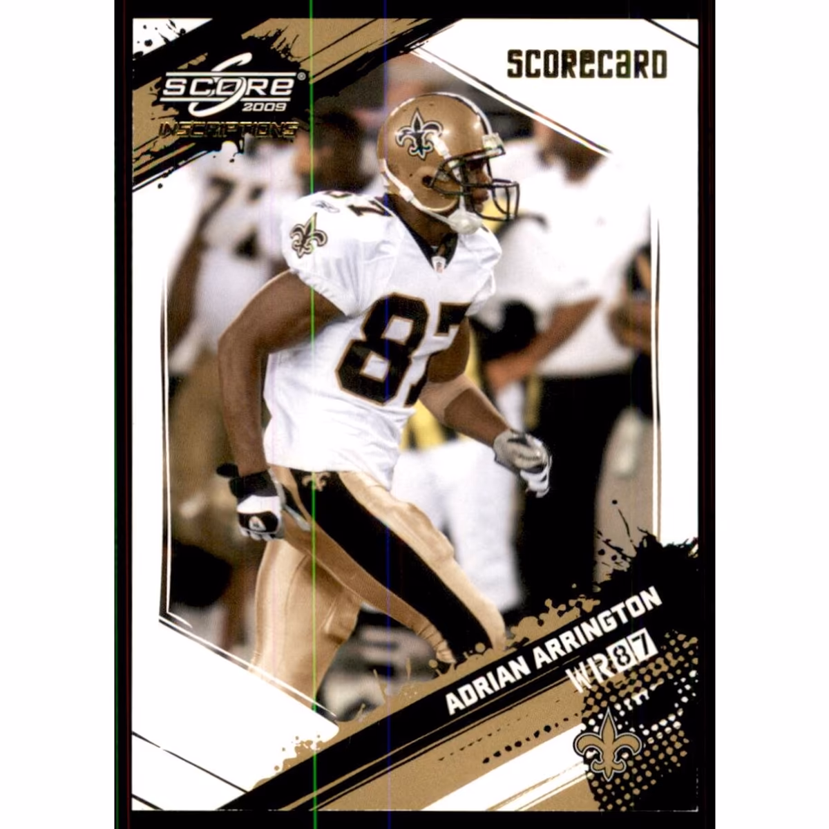 2009 Score Inscriptions Scorecard #181 Adrian Arrington