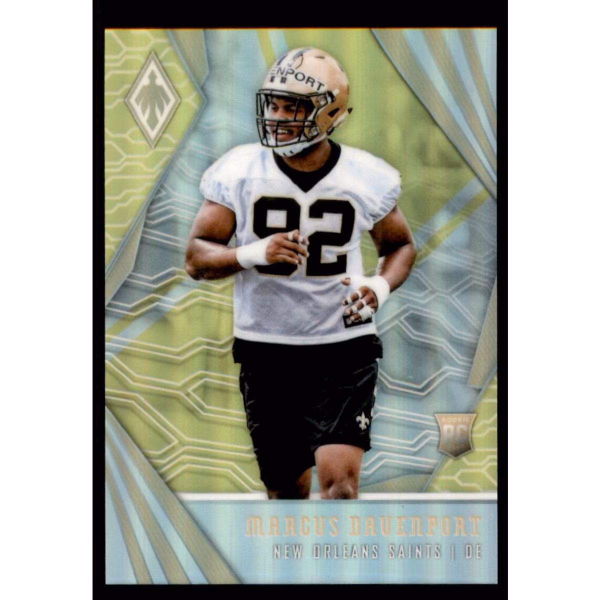 2018 Panini Phoenix Yellow #146 Marcus Davenport