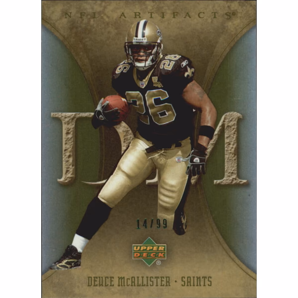 2007 Artifacts Green #64 Deuce McAllister