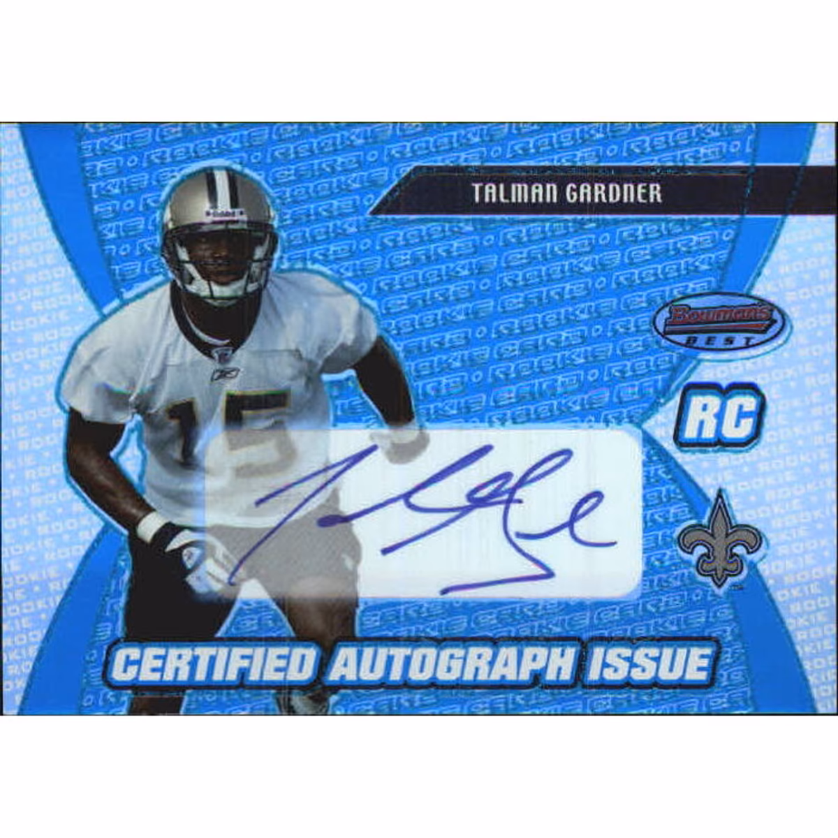 2003 Bowman's Best Blue #173 Talman Gardner AU
