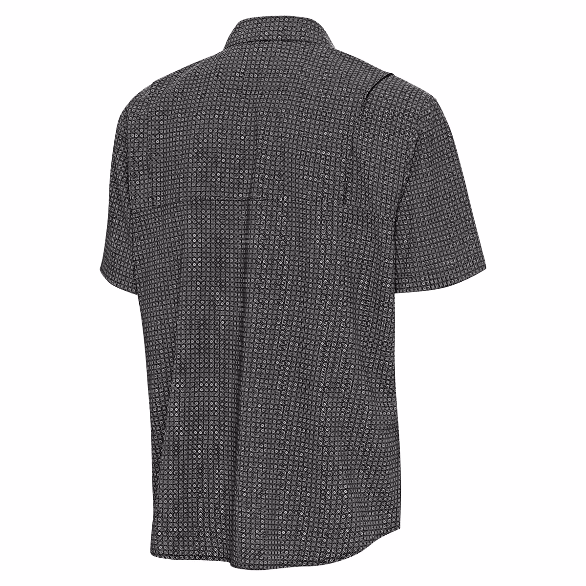 Men's Antigua Black New Orleans Saints Mosaic Button-Up Shirt 4 Men's Antigua Black New Orleans Saints Mosaic Button-Up Shirt