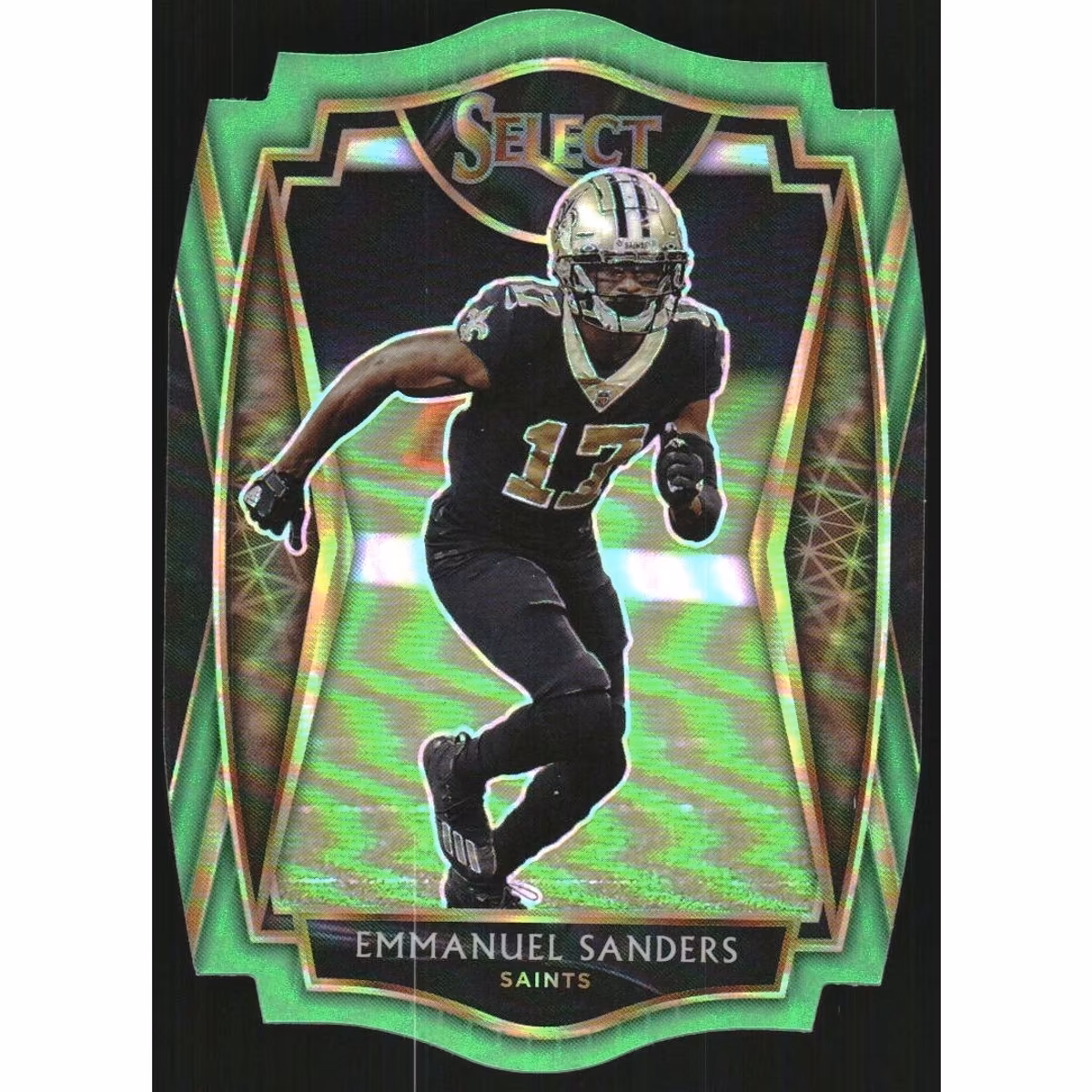 2020 Select Prizm Neon Green Die Cut #142 Emmanuel Sanders 11 2020 Select Prizm Neon Green Die Cut #142 Emmanuel Sanders