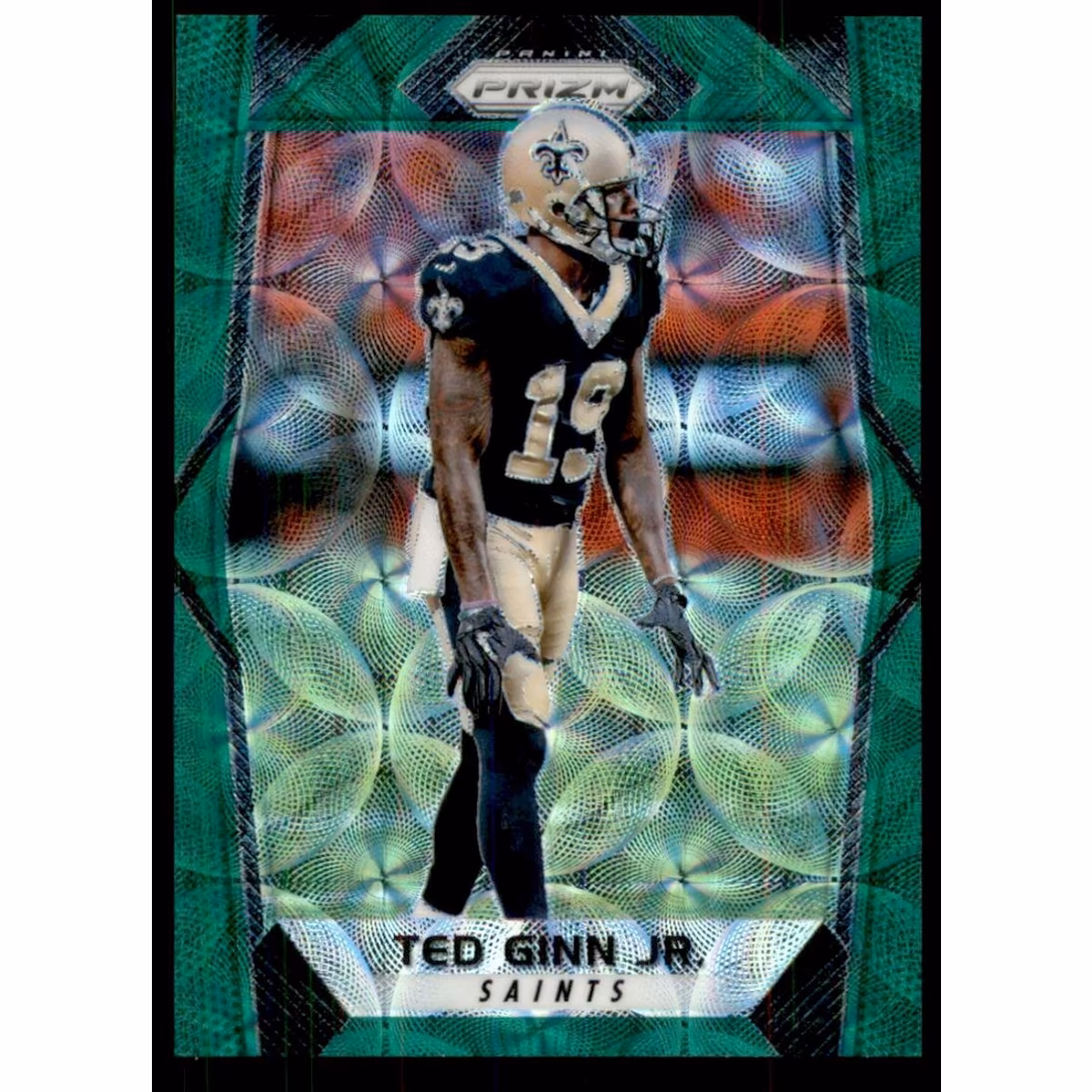 2017 Panini Prizm Prizms Green Scope #166 Ted Ginn Jr.