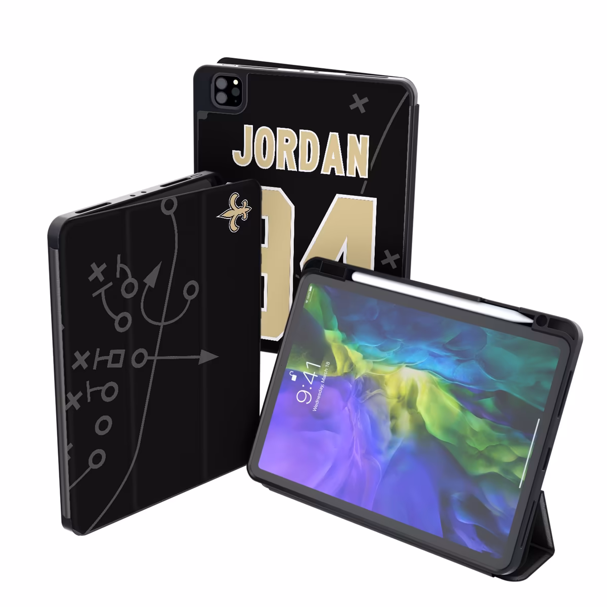 Keyscaper Cameron Jordan New Orleans Saints iPad Tablet Case