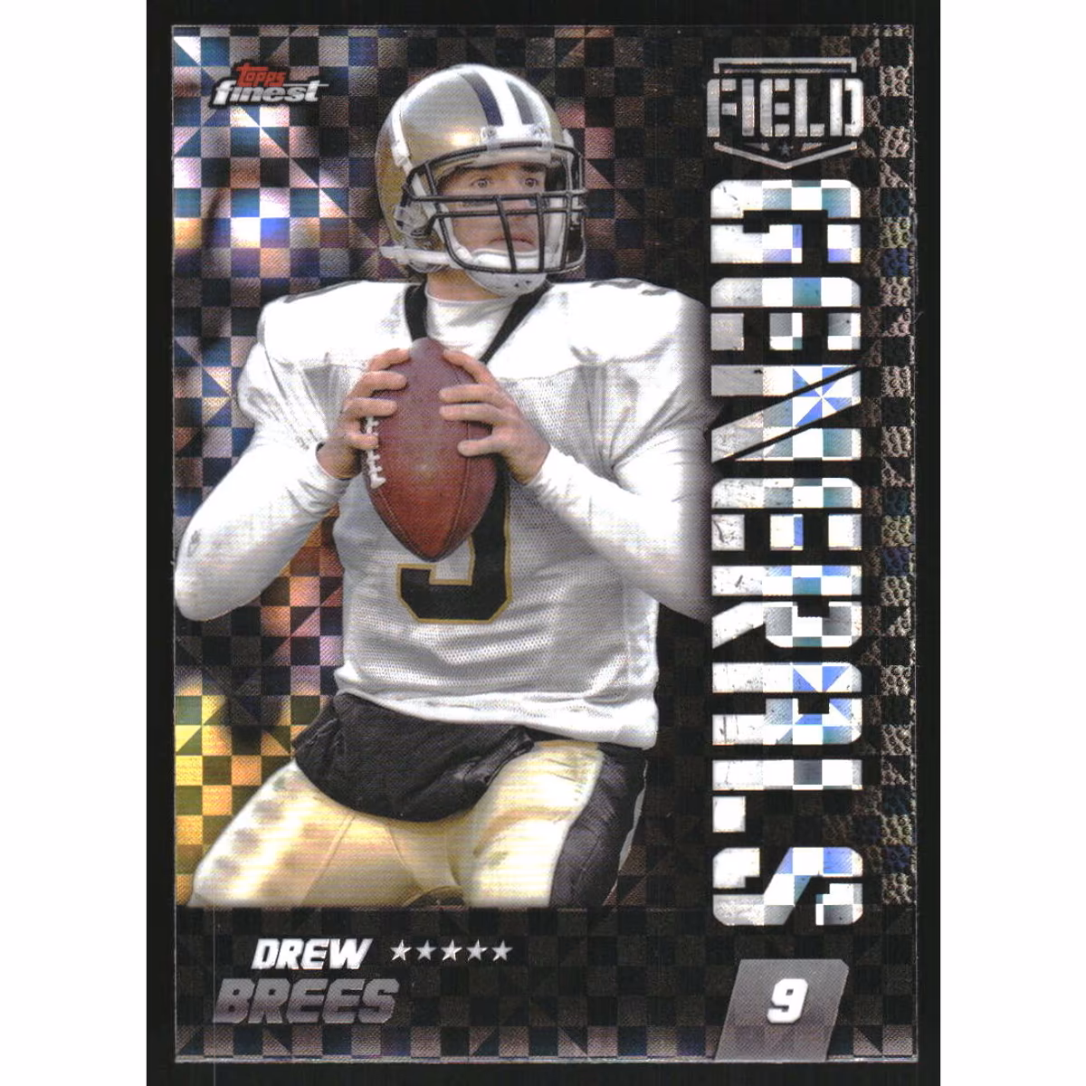 2024 Finest Field Generals Checkerboard Refractors #FG28 Drew Brees