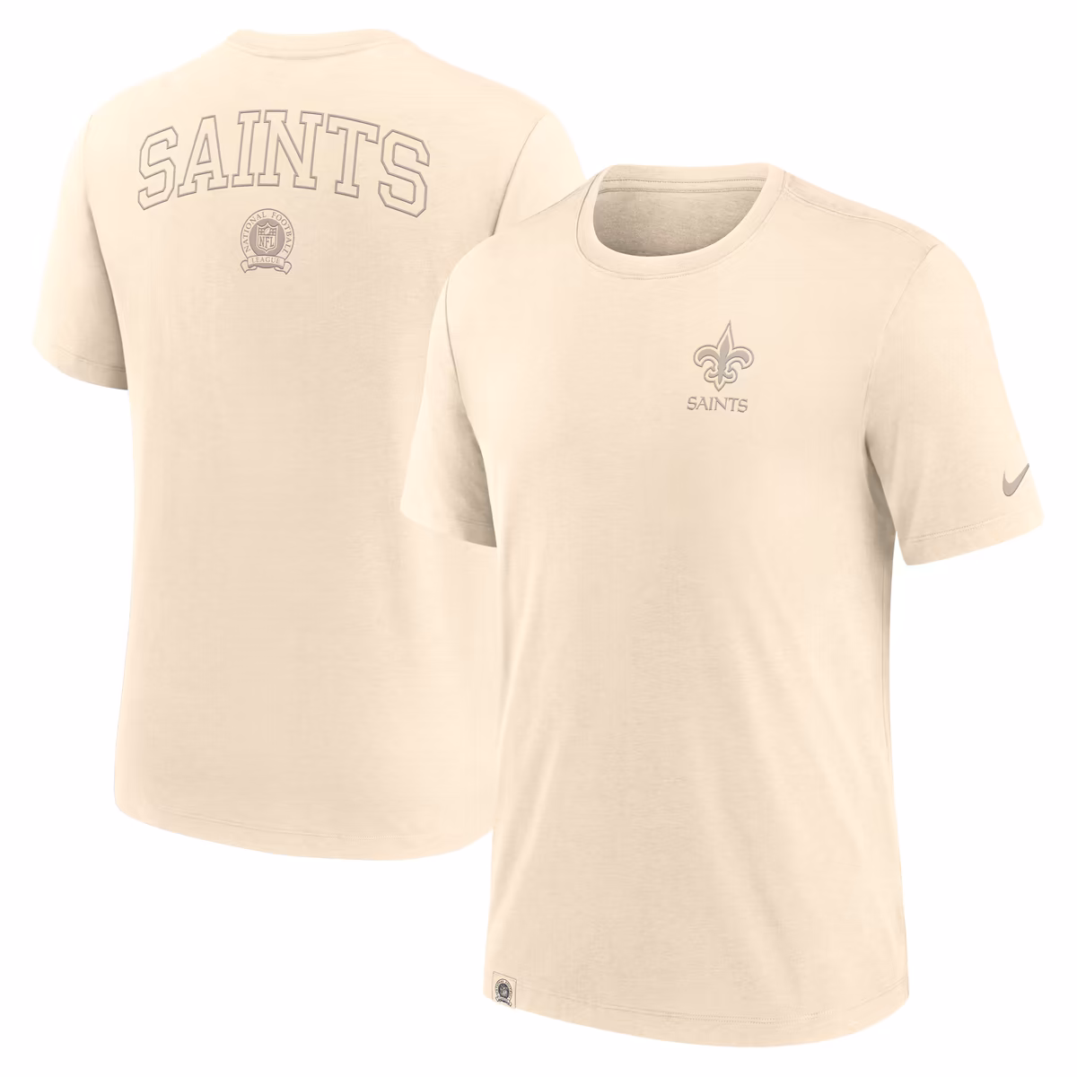 Men's Nike Cream New Orleans Saints Glory Tri-Blend T-Shirt