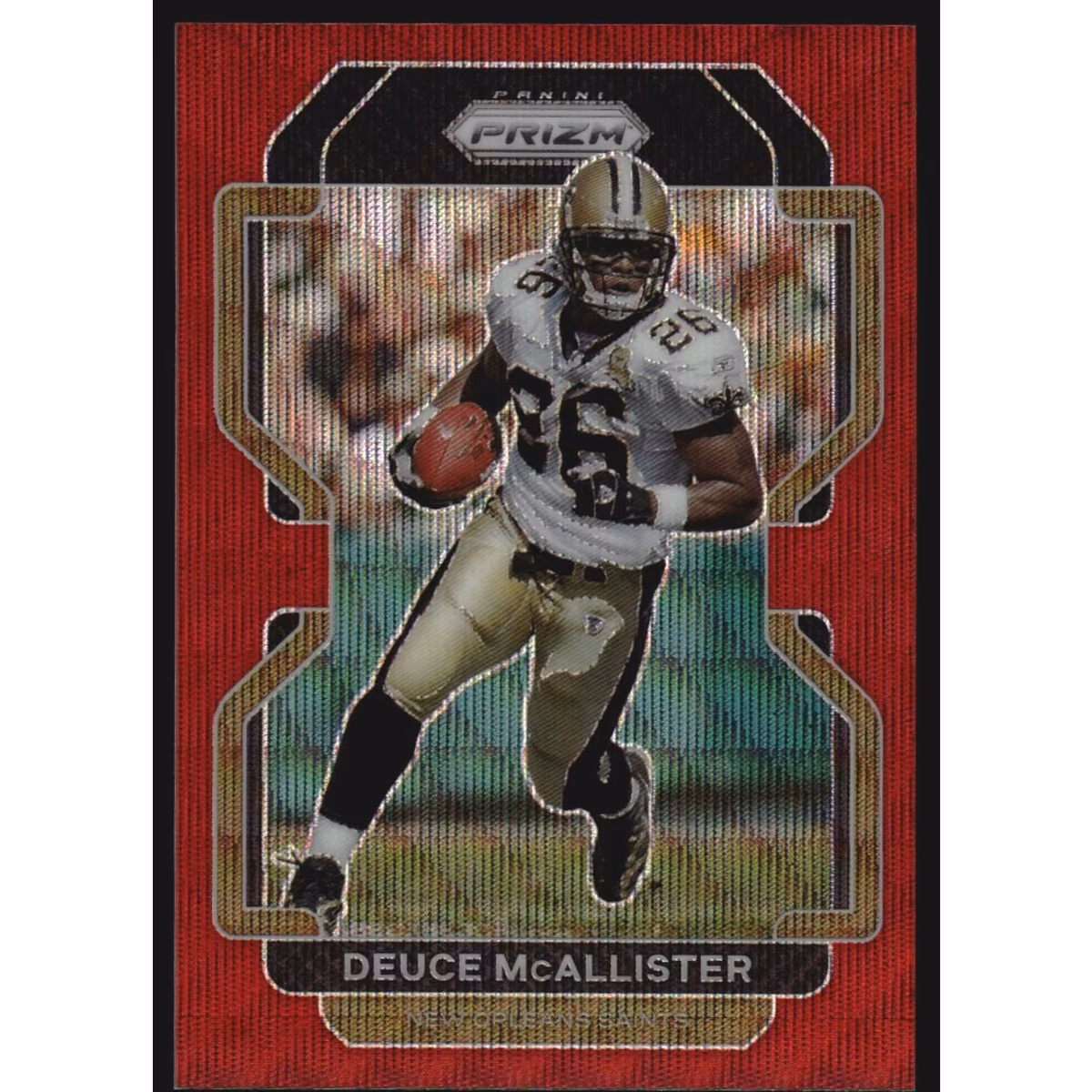 2021 Panini Prizm Prizms Red Wave #307 Deuce McAllister 2 2021 Panini Prizm Prizms Red Wave #307 Deuce McAllister