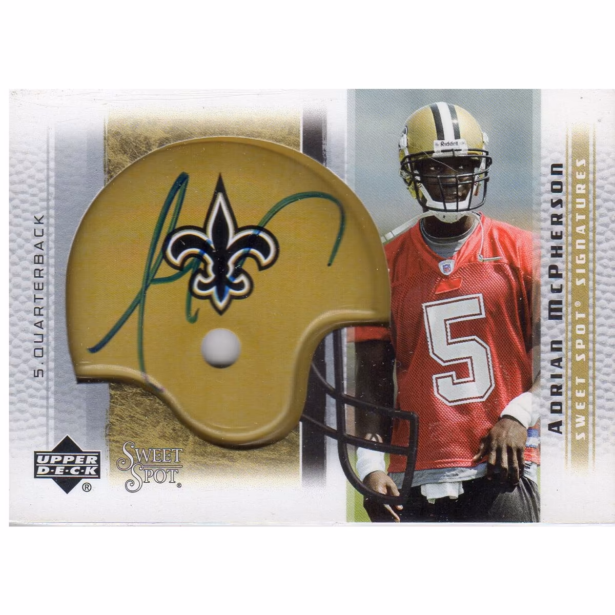 2005 Sweet Spot Signatures #SSAM Adrian McPherson 6 2005 Sweet Spot Signatures #SSAM Adrian McPherson