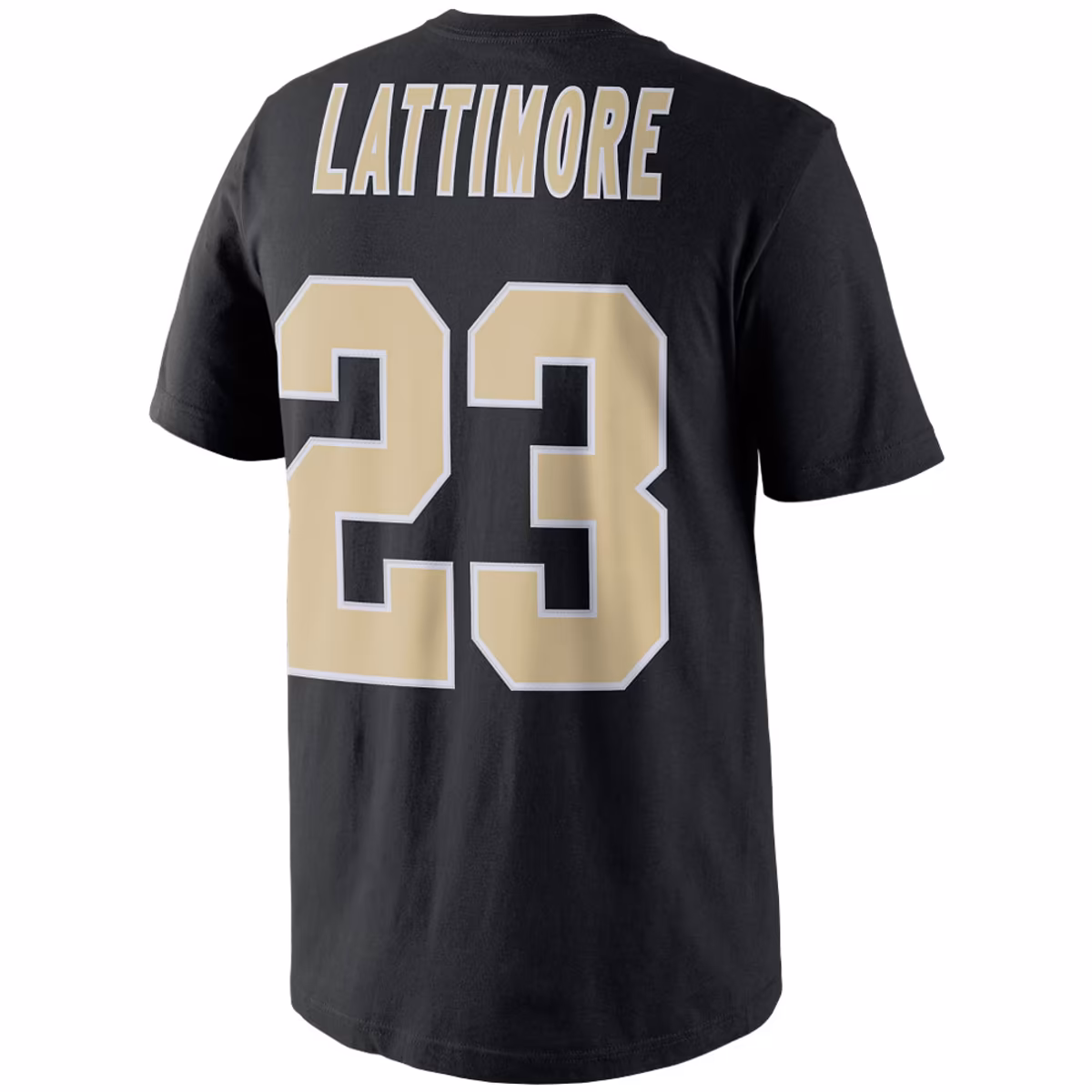 Men's Nike Marshon Lattimore Black New Orleans Saints Player Pride Name & Number T-Shirt 4 Men's Nike Marshon Lattimore Black New Orleans Saints Player Pride Name & Number T-Shirt