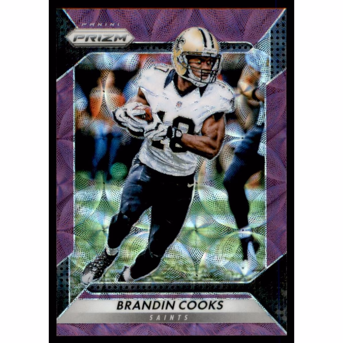 2016 Panini Prizm Prizms Purple Scope #141 Brandin Cooks