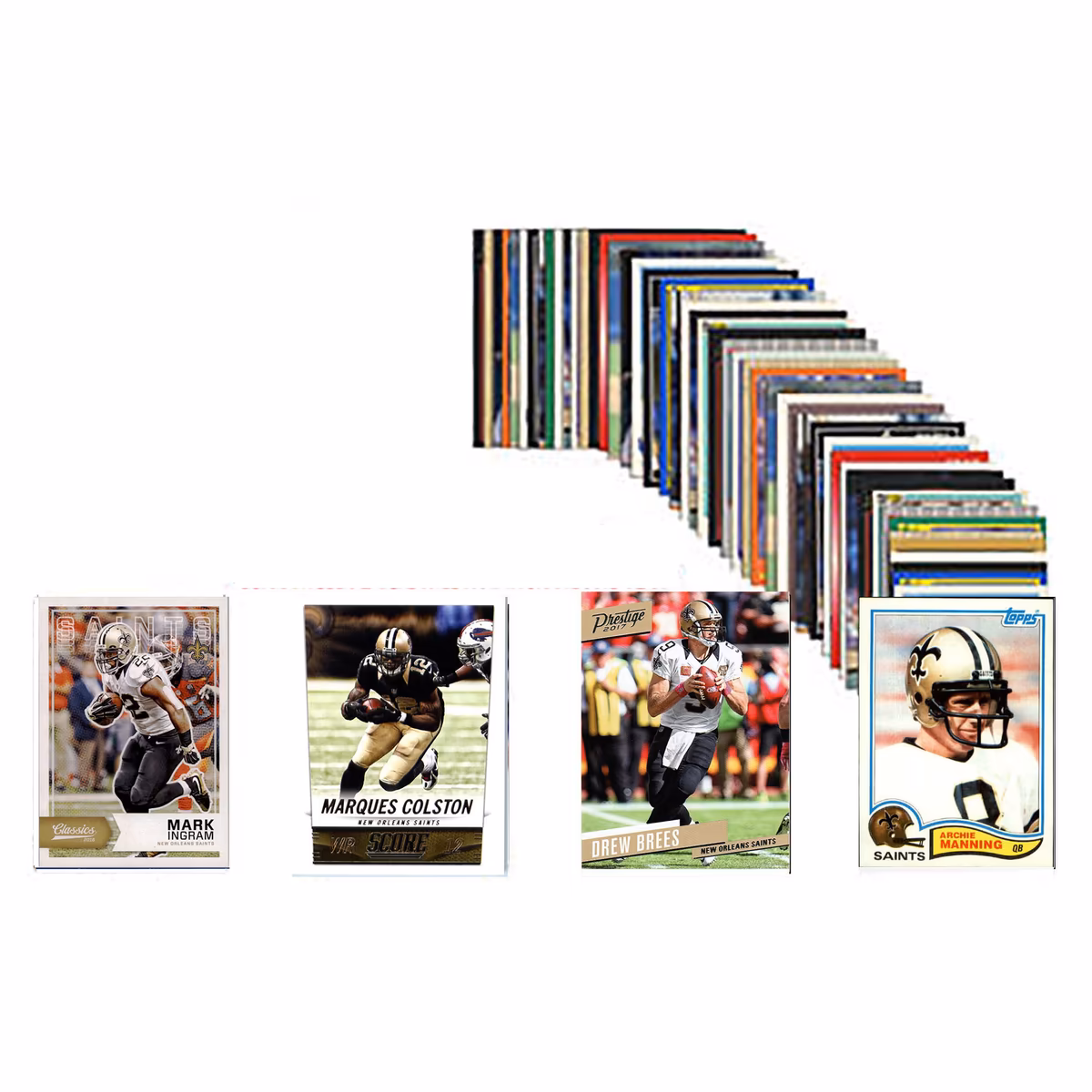 New Orleans Saints Trading Card 50-Count Set 2 New Orleans Saints Trading Card 50-Count Set