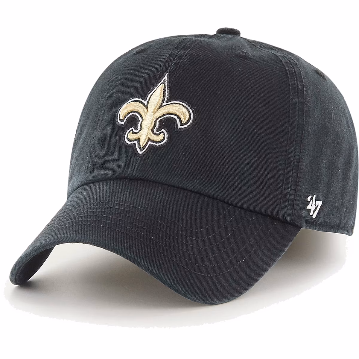 Men's '47 Black New Orleans Saints Franchise Logo Fitted Hat 2 Men's '47 Black New Orleans Saints Franchise Logo Fitted Hat