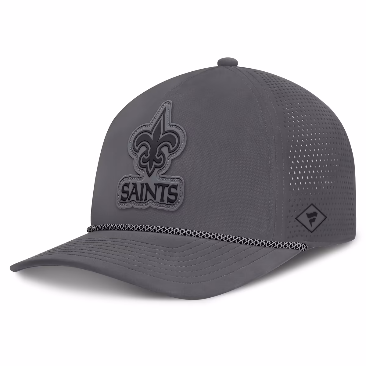 Men's Fanatics Graphite New Orleans Saints Captain Adjustable Hat 13 Men's Fanatics Graphite New Orleans Saints Captain Adjustable Hat
