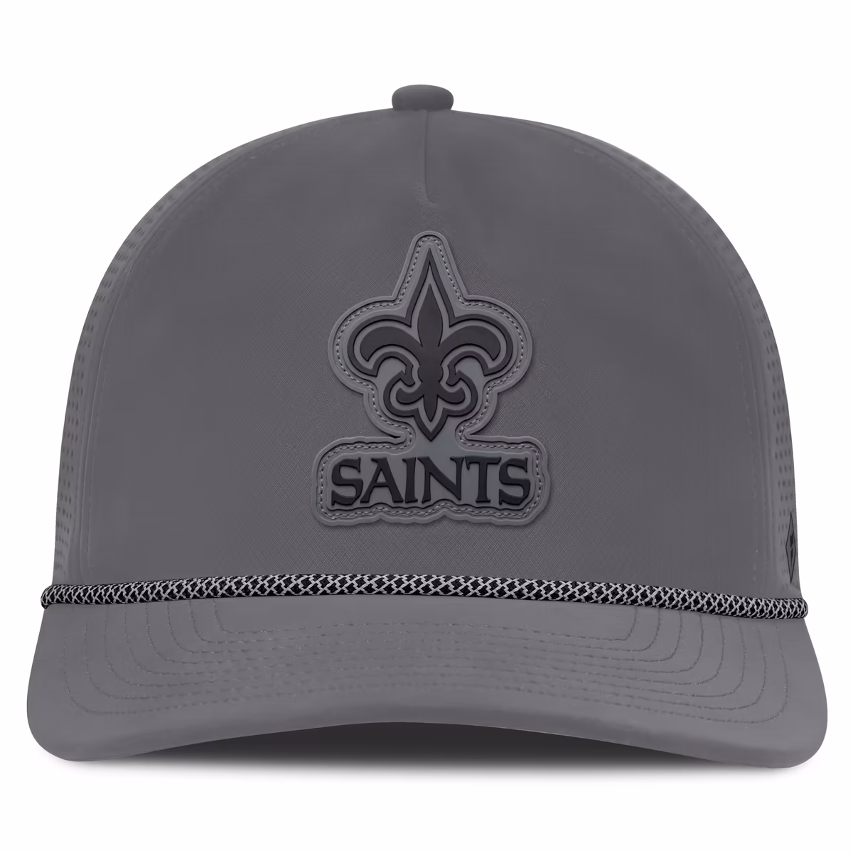 Men's Fanatics Graphite New Orleans Saints Captain Adjustable Hat 3 Men's Fanatics Graphite New Orleans Saints Captain Adjustable Hat
